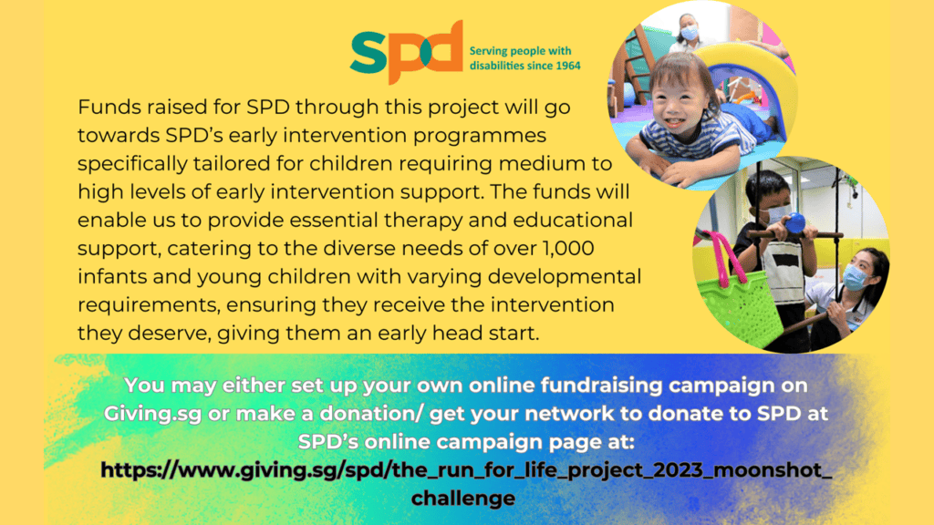 The Run for Life Project - 2023 Moon-shot Challenge 4 Run for life givingsg